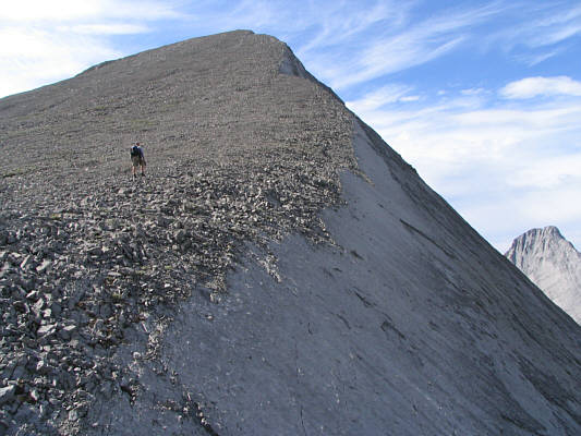 Quite the demarcation between slab and rubble!