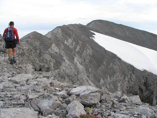 The summit is only another twenty minutes away.