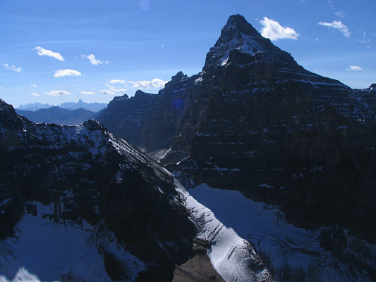 Mount Biddle apparently can be scrambled from the west.