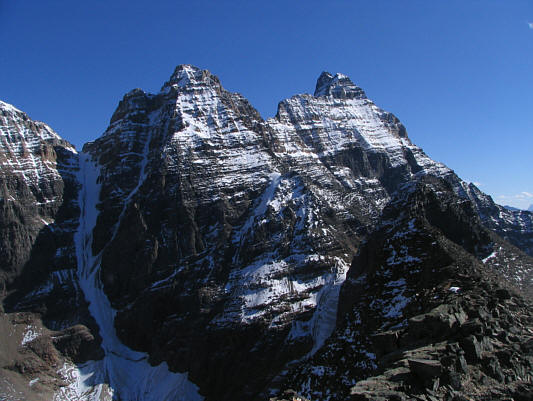 That snow chute at left looks like a good toboggan run!