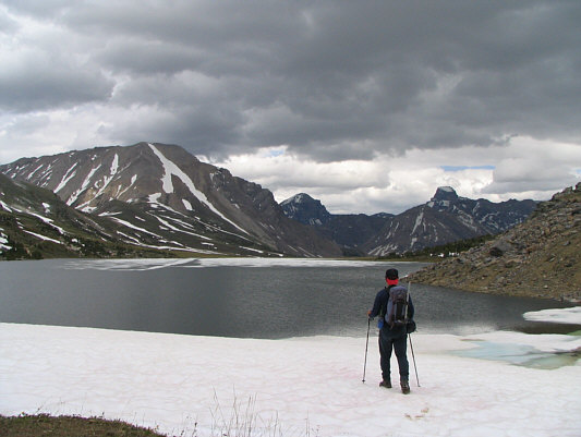 Looks rather somber with the dark clouds overhead.