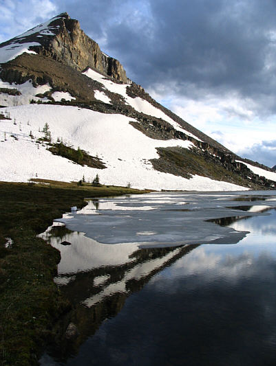 Coolest-looking mountain in the Skoki area.