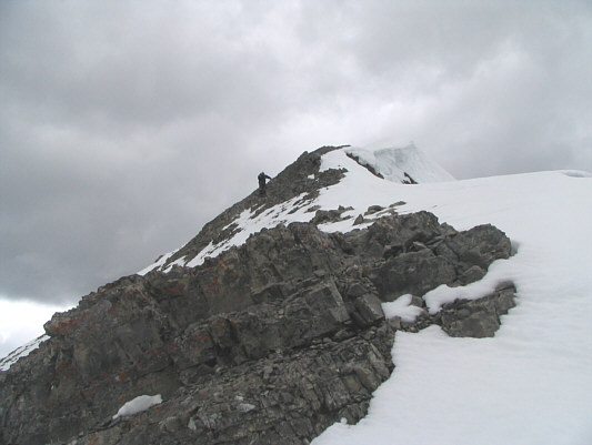 We steered clear of the cornices.