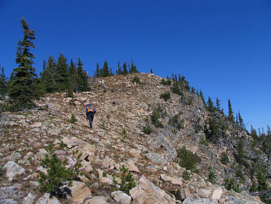 Bob is up ahead.  Can you spot him?