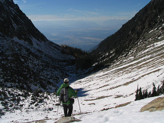 It's an easy hike out from here (another hour and twenty minutes).