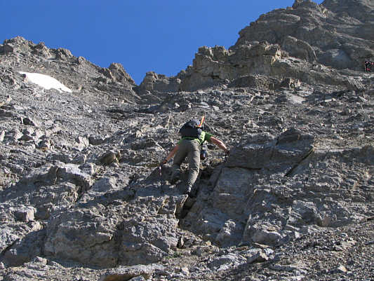 Much more enjoyable than the scree lower down.
