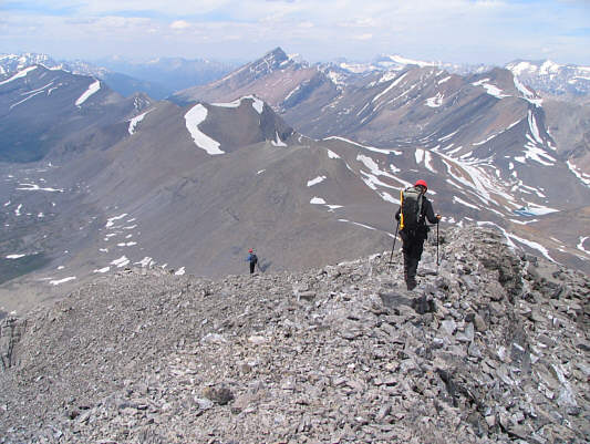 Hard to leave the summit on such a gorgeous day.