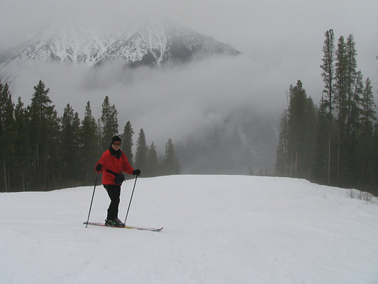 I haven't downhill skied in a long time, and my lack of endurance showed it!