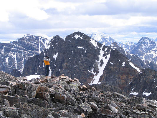 The south summit is only about 24 metres higher.