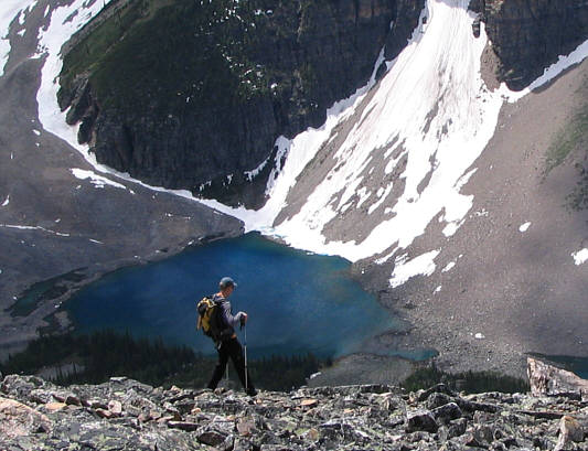 This was a warm-up trip for Jason as he was planning to climb Mount Laussedat the following day.