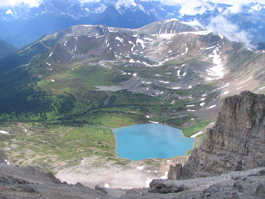 Finally, we got some views as we were descending.