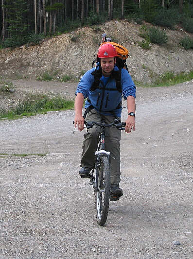 The return bike ride was the most thrilling part of the trip!