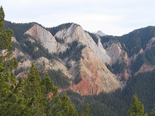 Finally getting some views after almost 2 hours of climbing.