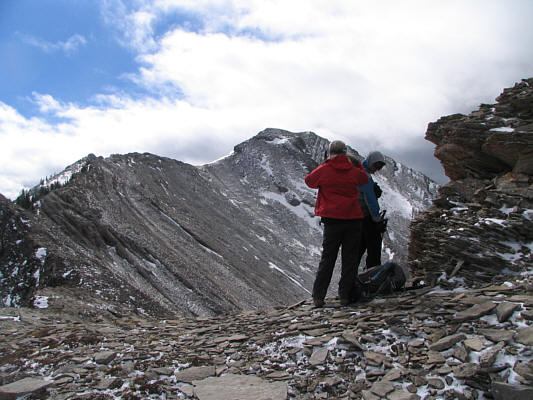 The ridge looks challenging in a few places, but it really isn't.