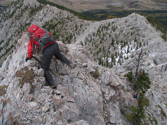 Although you wouldn't know it from looking at this photo, Linda is still recovering from the bad fall she had on Tent Ridge a year ago.