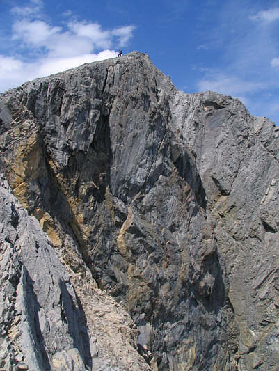 The drop down the east side is breathtaking!