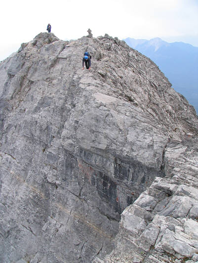 Don't try this if the ridge is wet or snowy.