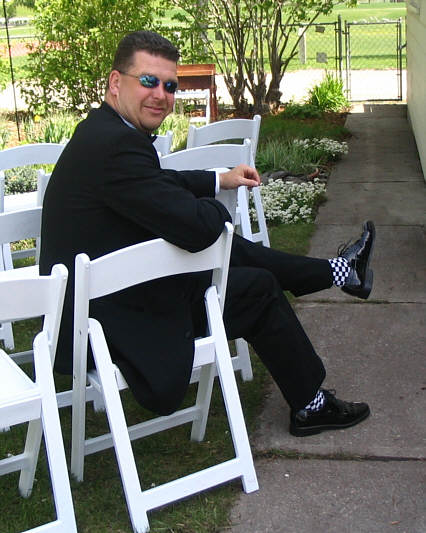 Maybe he's got checkered underwear too!