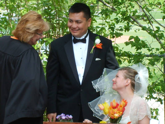 Sue did a terrific job at the ceremony.