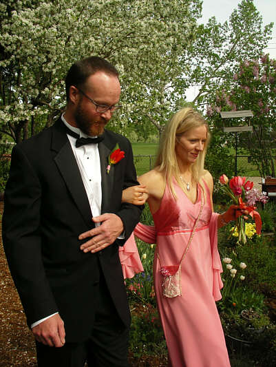 This is the first time Dan has ever worn a tuxedo!