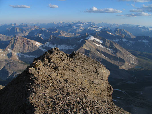 Can you spot Mount Temple?  Or the Goodsirs?