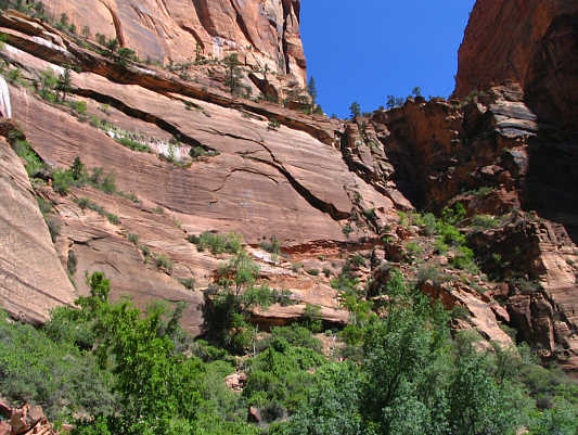 Hard to believe that there's a trail--let alone a paved one--going up there!