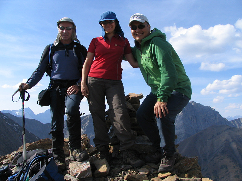 I had to squat so my head wouldn't be cut off by the photo!