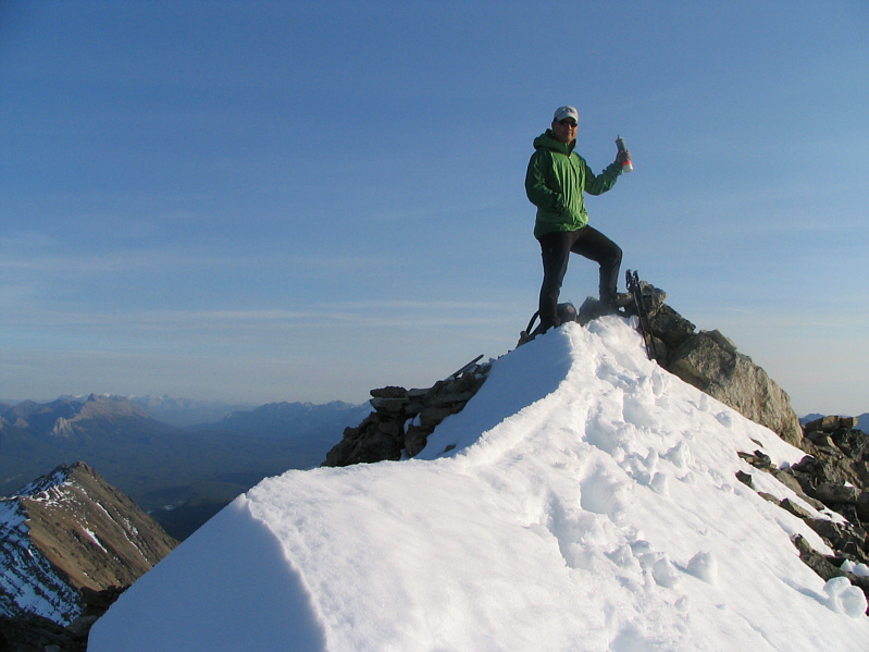 Interesting register.  Definitely not a lot of visitors to this peak.