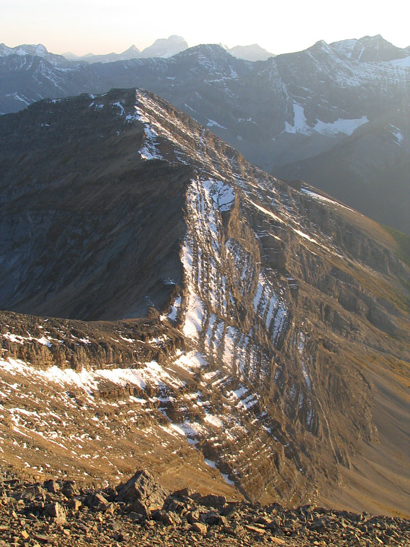 Bob Parr and others have climbed Inflexible via this difficult ridge.