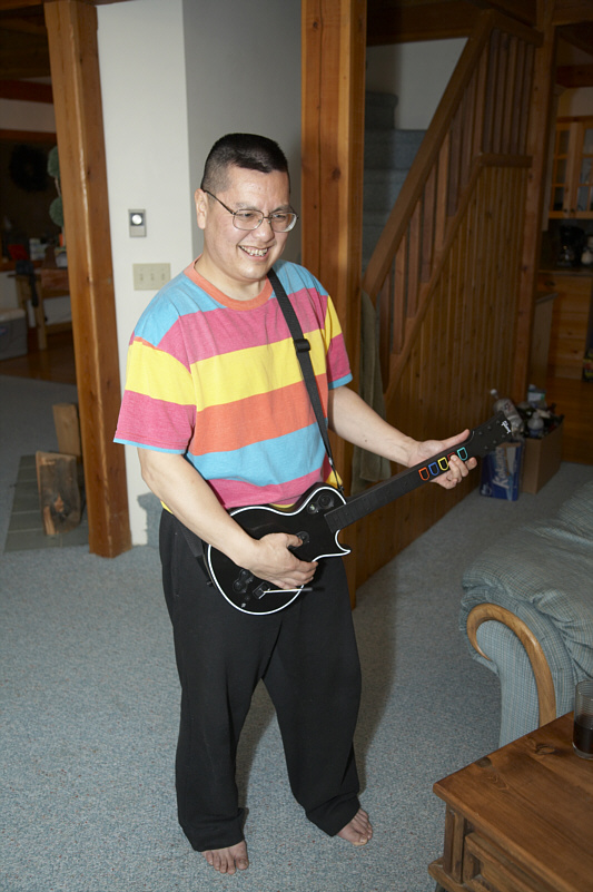 Really need to lose the glasses, though!