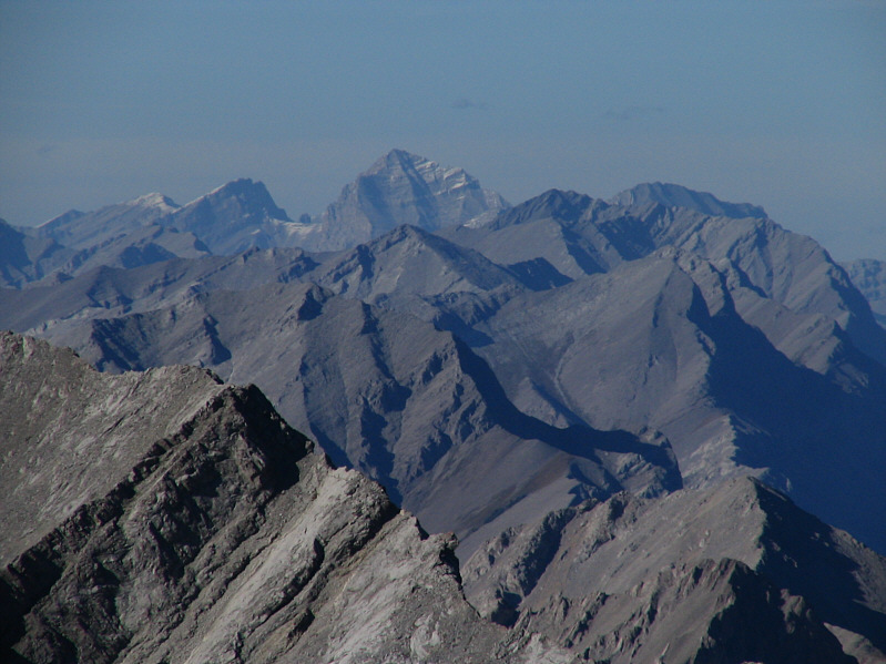 Gould Dome completely hides Tornado Mountain from this angle.