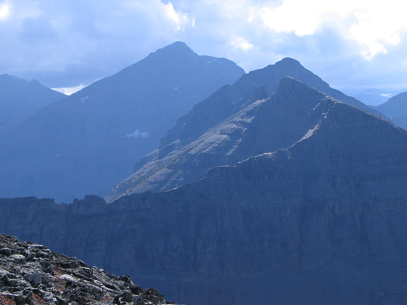 And the connecting bump on the left is even higher and overlooks Crypt Lake.