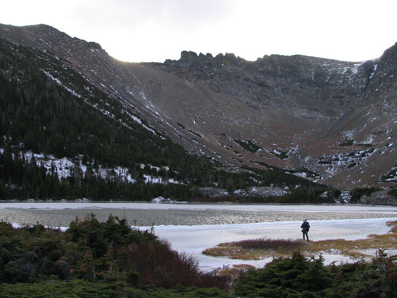 Note the technical-looking pinnacles on the ridge top.