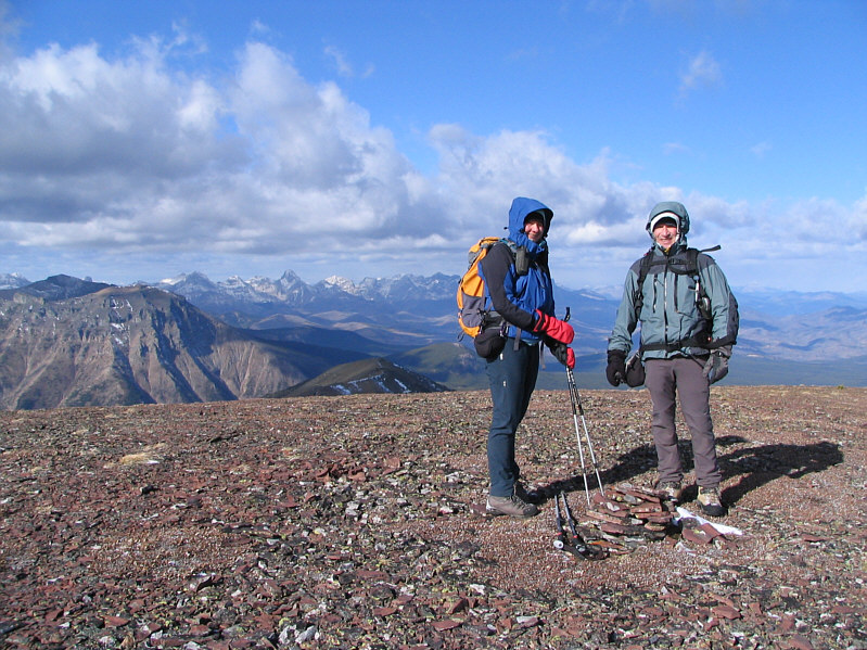 It's only about 30 metres lower than the true summit.
