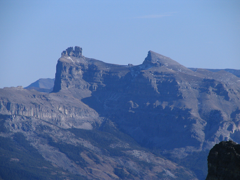 Bob and Dinah affectionately refer to Castle Peak as "rabbit ears".  Check out http://bobspirko.ca/Hiking/WhistlerLookout/WhistlerLookout.htm to find out why.