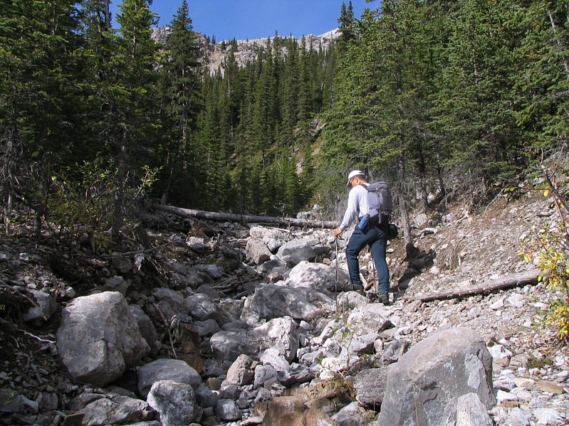 Easy hiking but a little tedious at times.