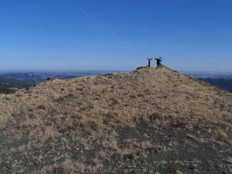 A little over 500 metres elevation gain from Gorge Creek trail head.