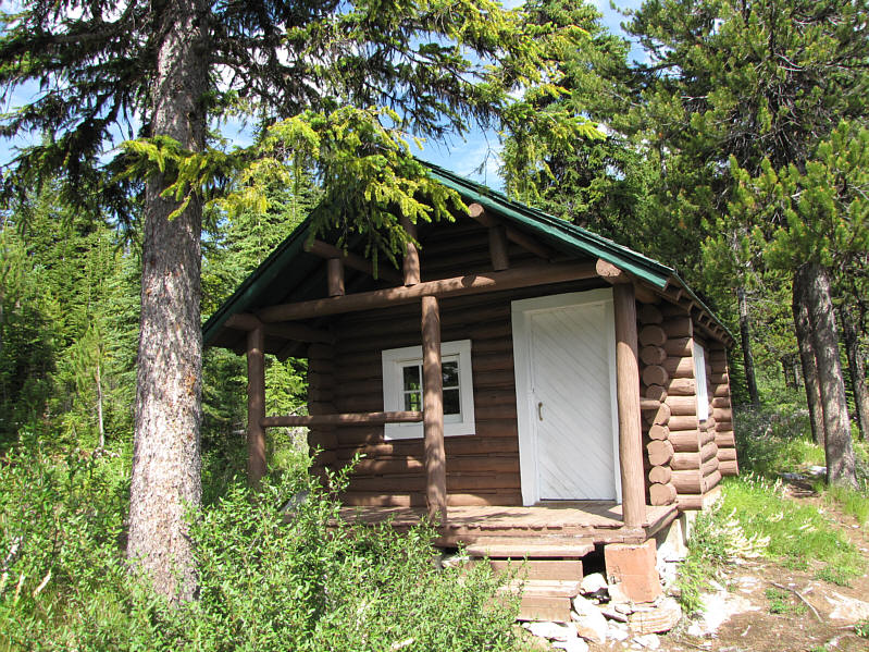 The nearby biffy, however, is in pretty sad shape.