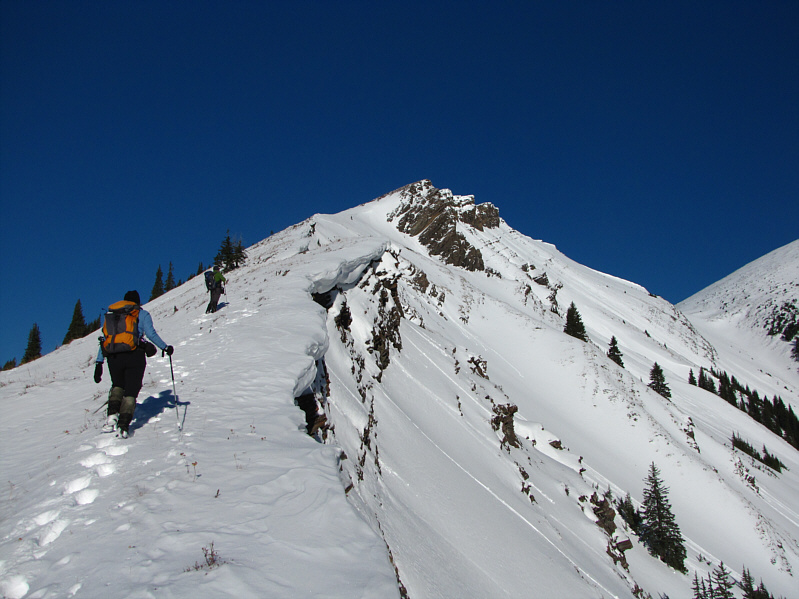 The weather was perfect up here.