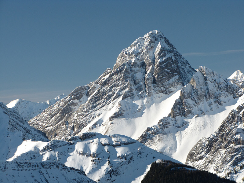 Arguably the most striking peak in the area.