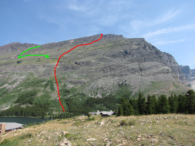 Bob suggested doing this peak as a half-day trip after the long drive from Calgary.