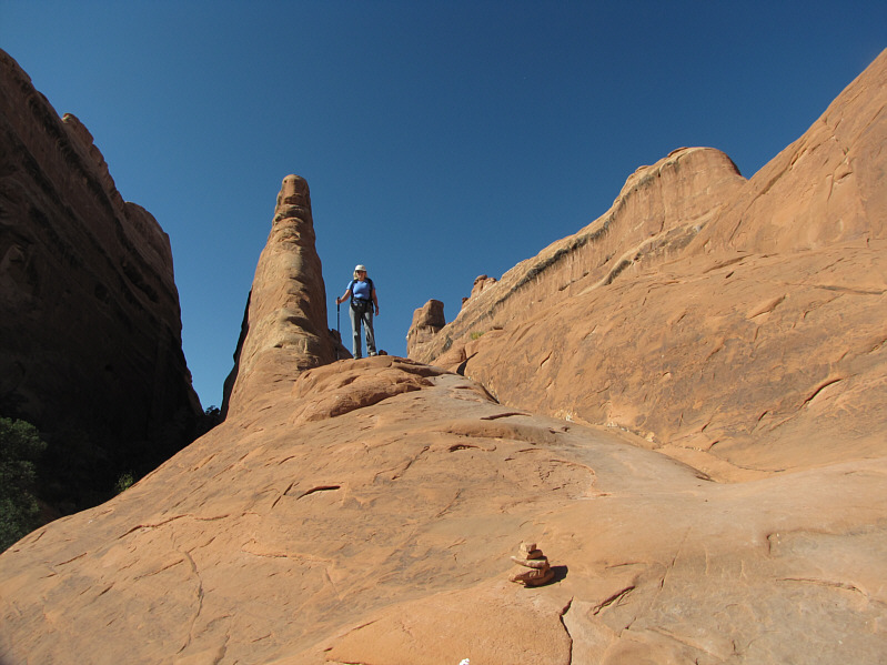 The trail is more challenging than you might think with some mild exposure and a little route-finding in places.