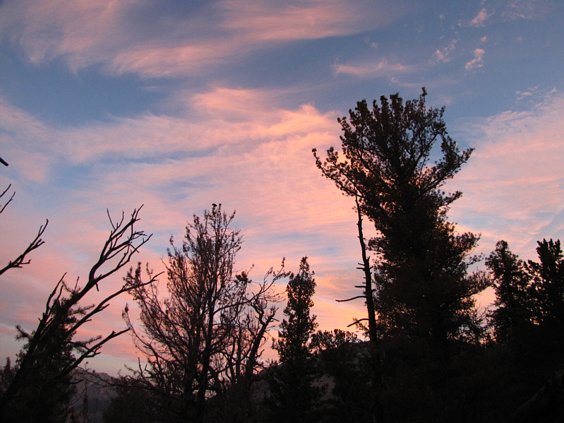 It's amazing how quickly the sky can change in an hour.