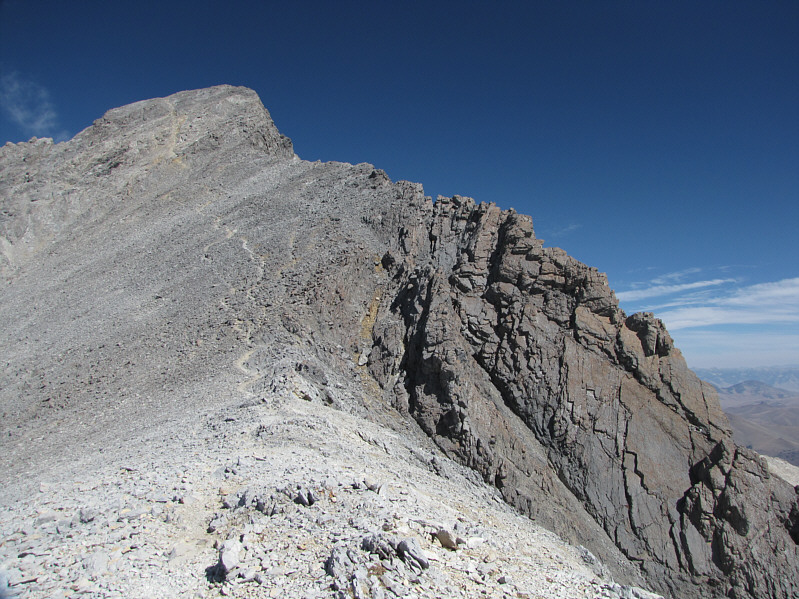 It doesn't look like much, but it still took me 35 minutes to get down here from the summit.