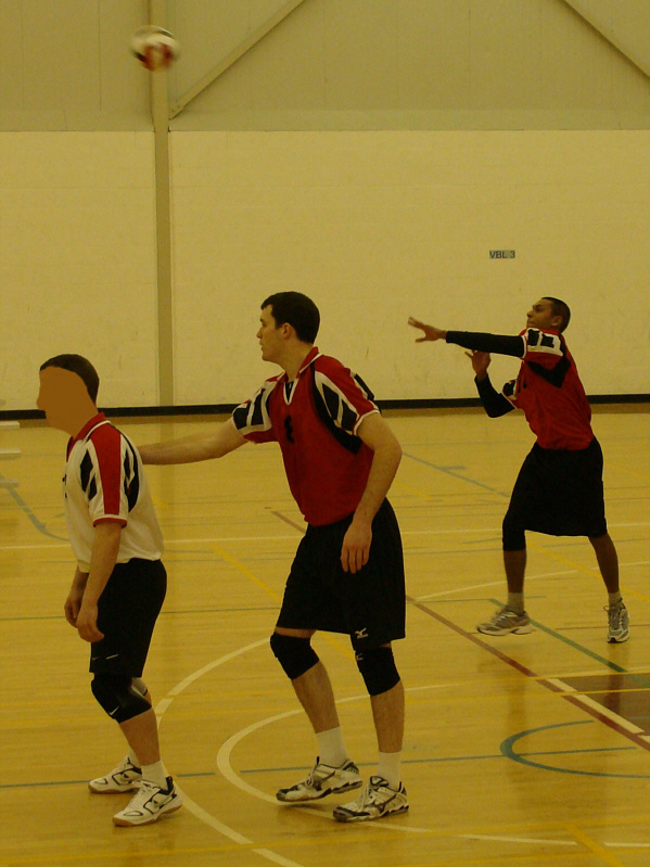 Franklyn wears a different jersey because he is the libero.