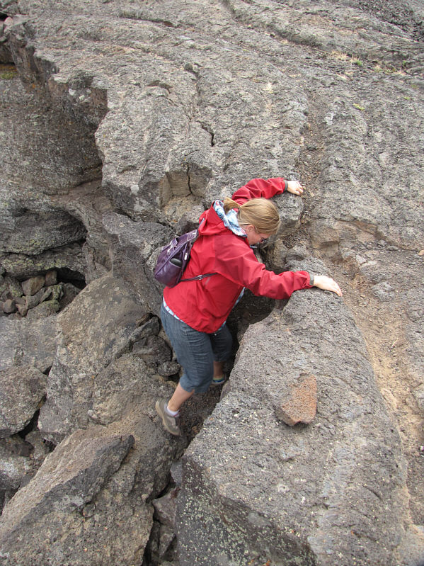 The Buffalo Caves are the highlight of the Broken Top Loop Trail.