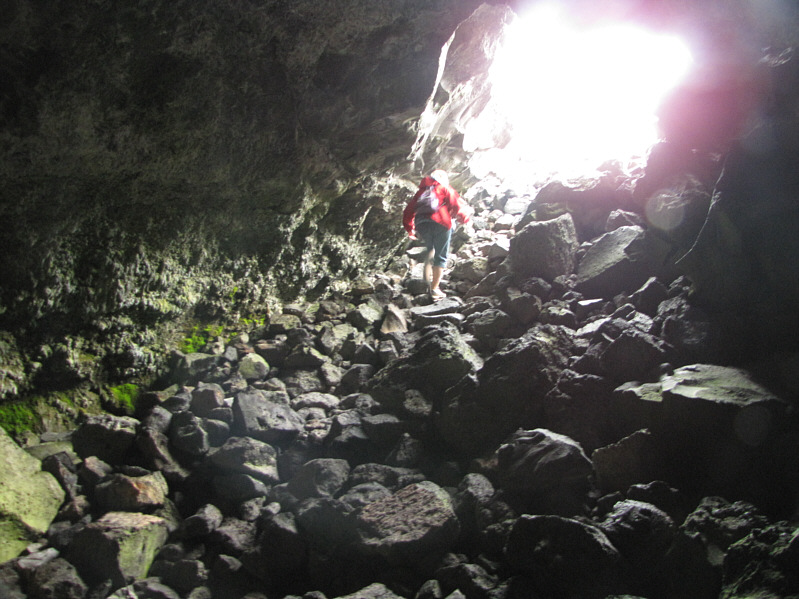 It seems like there's always a slight sense of relief whenever you climb out of a cave...