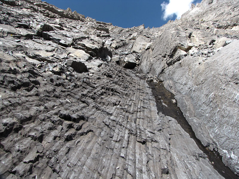 It's as steep as it looks in this photo.