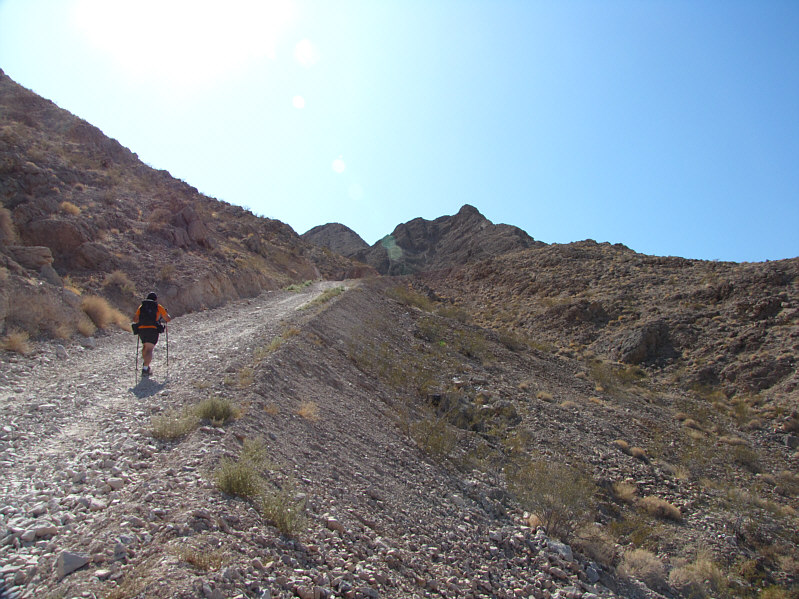 Nice to be hiking in shorts for a change!