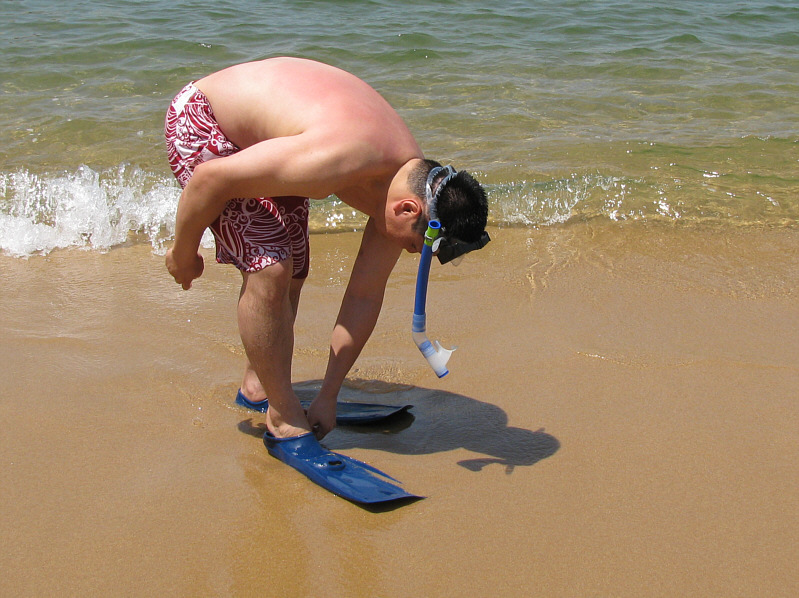 Does my back ever look burnt!